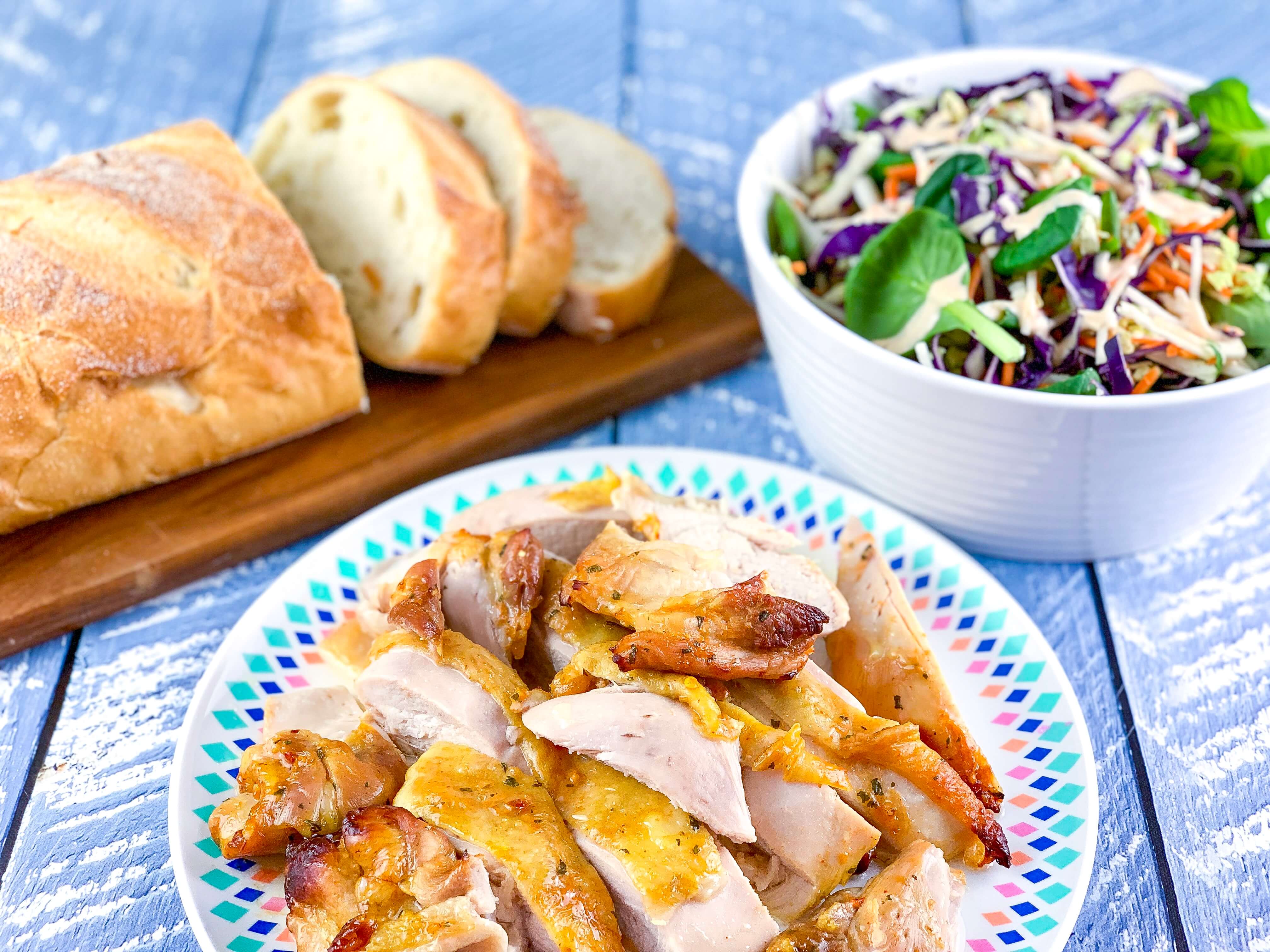 easy camping dinners - mango chicken
