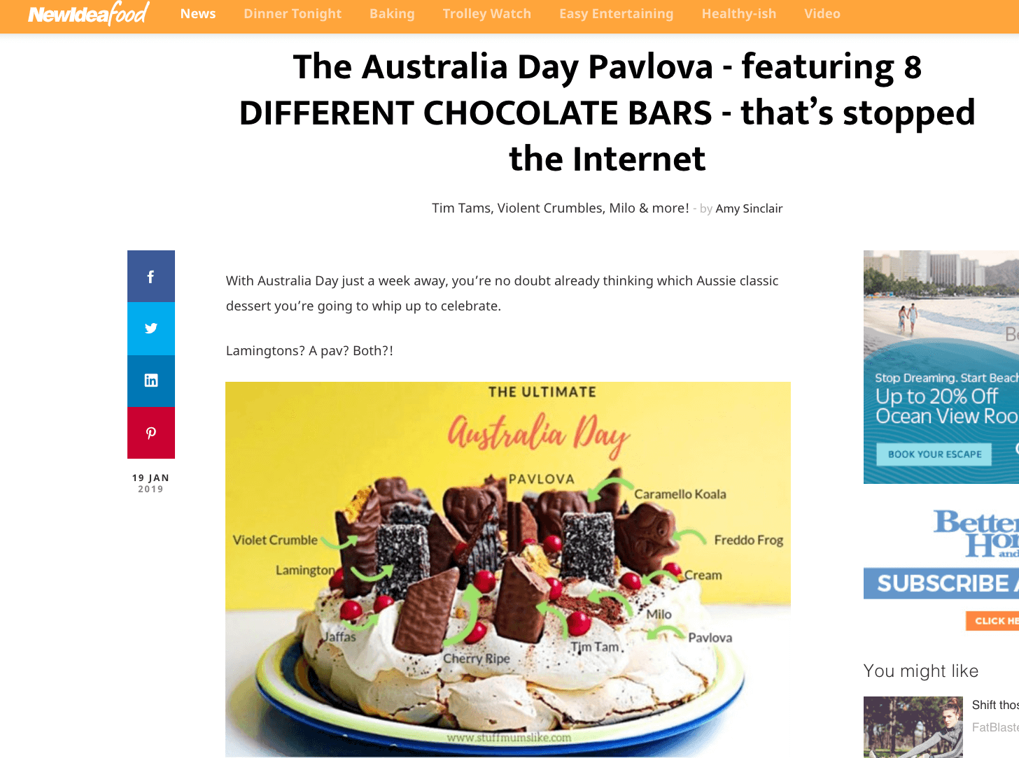 Australia Day Pavlova