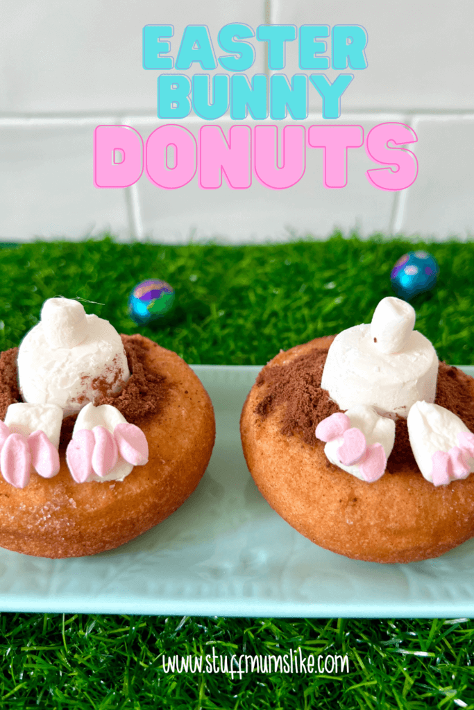 No Bake Easter Bunny Donuts
